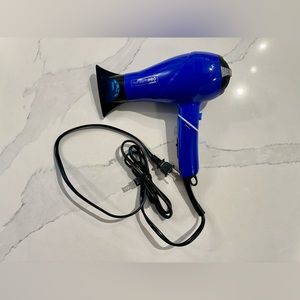 Infiniti Pro by Conair 1875 Watt Hair Dryer - Folding Handle, Blue